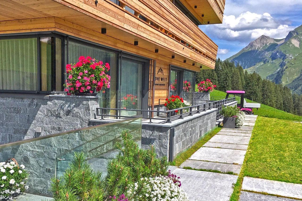 Chalet Hohe Welt - Luxury Apartments 레흐암 아르베르크 외부 사진