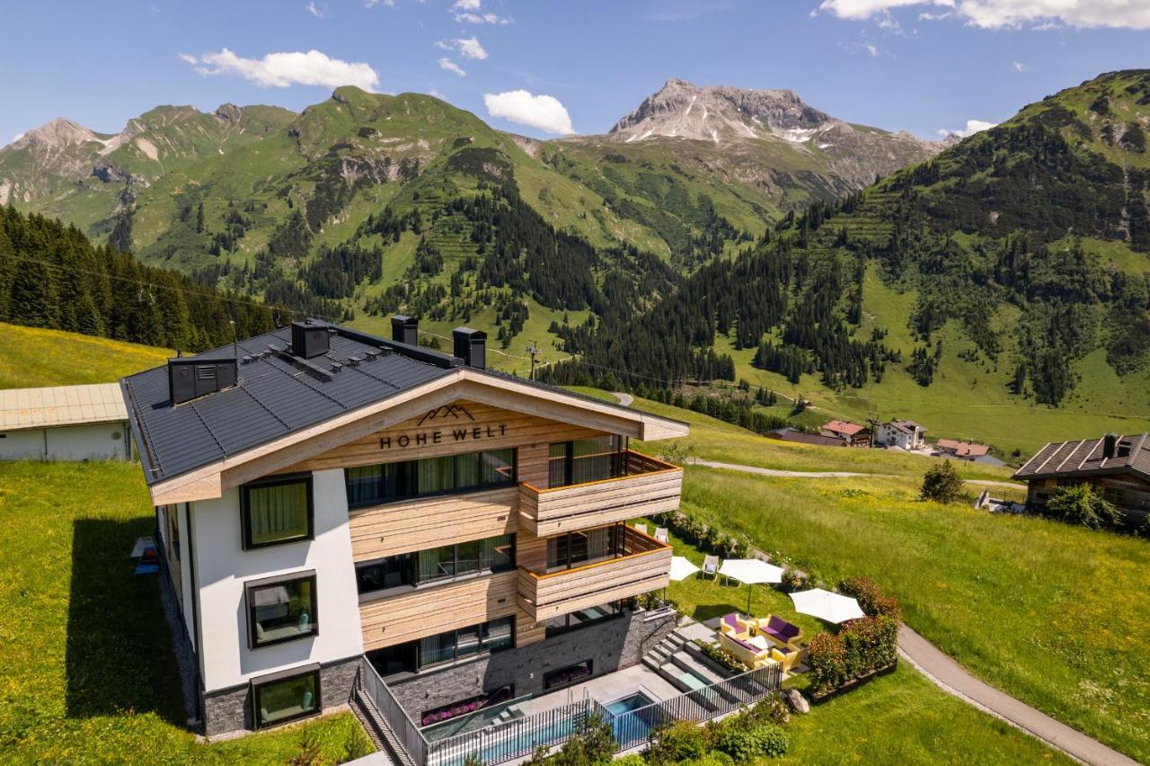 Chalet Hohe Welt - Luxury Apartments 레흐암 아르베르크 외부 사진