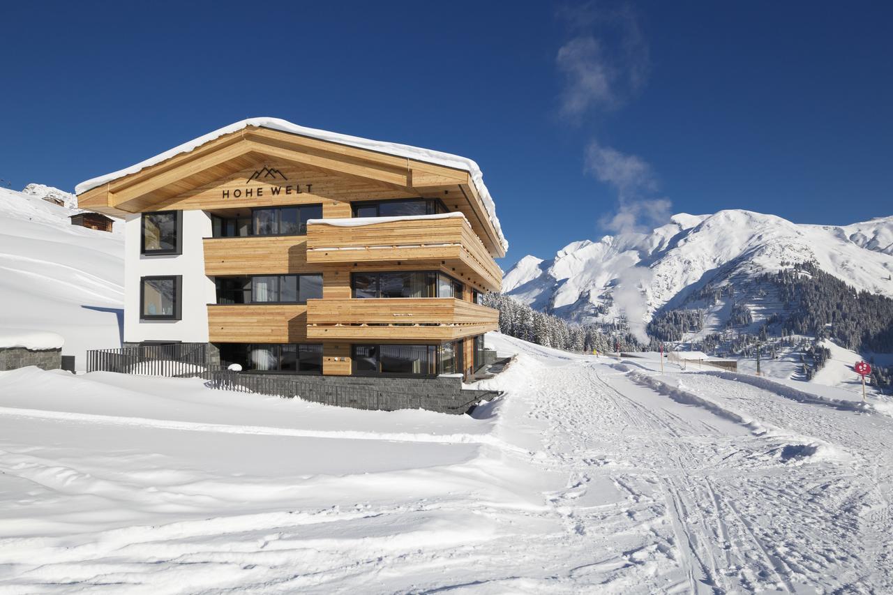 Chalet Hohe Welt - Luxury Apartments 레흐암 아르베르크 외부 사진