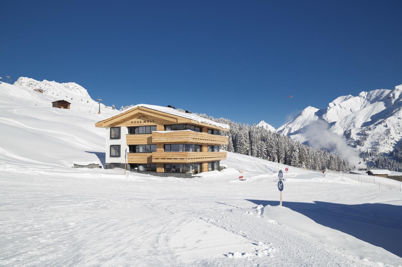 Chalet Hohe Welt - Luxury Apartments 레흐암 아르베르크 외부 사진