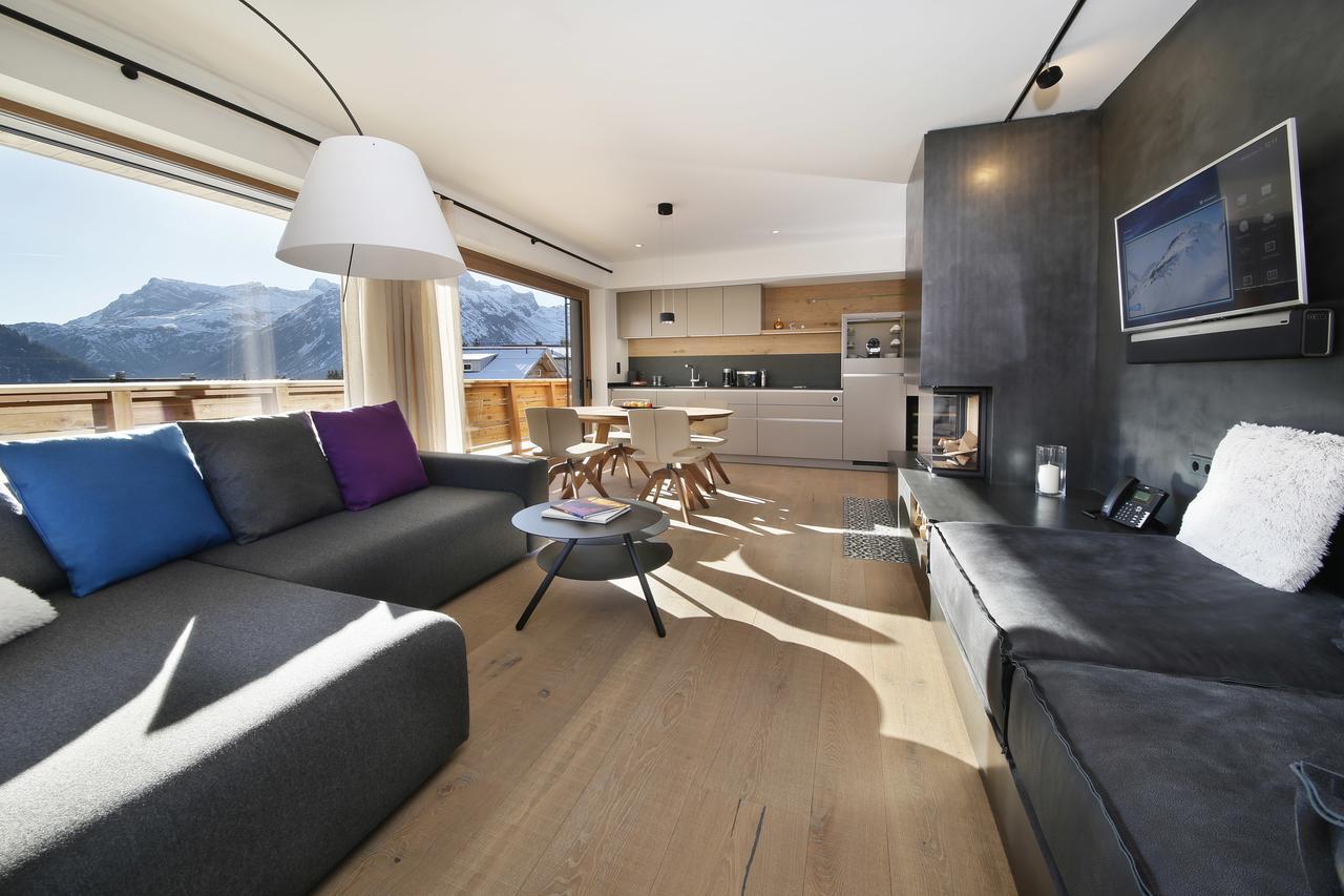 Chalet Hohe Welt - Luxury Apartments 레흐암 아르베르크 외부 사진